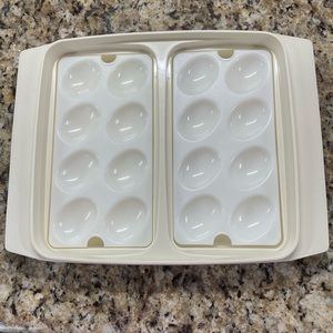 Tupperware deviled egg container